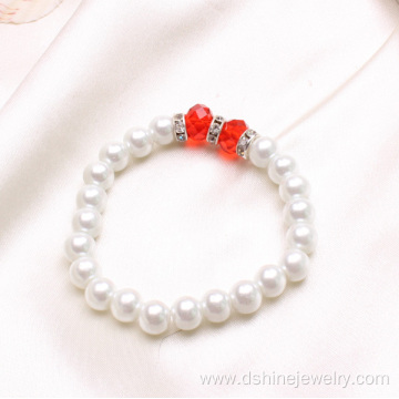 Pearl Bracelet Wholesale Crystal Bead Bangle Wedding Jewelry